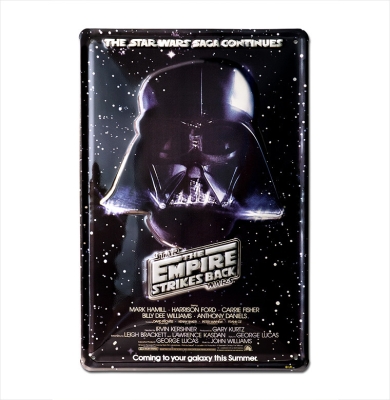 Star Wars The Saga continues - Tin plate